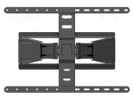 Holder | for wall mounting | 50kg | 43&divide;90" | black