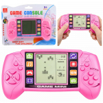 Elektroniczna Gra Konsola Do Gry Tetris Przenośna LCD R&oacute;żowa