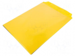 Document pocket | PVC | yellow | magnetic | Size: A4