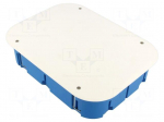 Enclosure: junction box | X: 157mm | Y: 215mm | Z: 63mm | polyamide | blue