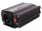 Converter: automotive dc/ac | 500W | Uout: 230VAC | Out: mains 230V
