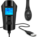 Spordiks ja aktiivseks puhkuseks // Bicycle accessories // Lampka rowerowa led licznik km prędkościomierz tył - s092-1 + lampka tył