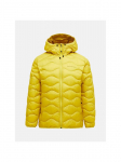 Kurtka puchowa m&Auml;&trade;ska PEAK PERFORMANCE M Helium Down Hood Jacket kolor ĹĽĂłĹ&sbquo;ty - L