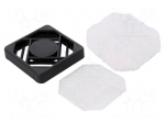 Guard | 60x60mm | Mat: plastic | Mounting: screw | A: 60mm | B: 6mm | D: 64mm