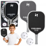 M&auml;nguala | PC | Konsoolid | Tarvikud // M&auml;nguasjad ja m&auml;ngud lastele // Zestaw Paletki Do Gry w Pickleballa Tenisa Badmintona 2 Piłki Czarno-Szare