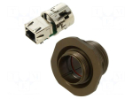 Transition: coupler | RJF | PIN: 8 | IP67 | 8p8c | Cat 5e