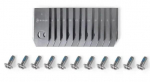 Ecovacs MBK120001 Replacement Blade Set for GOAT G1 Robotic Lawn Mower, 12-Piece