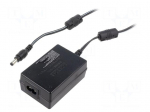 Power supply: switched-mode | 24VDC | 1.5A | Out: 5,5/2,1 | 36W | 88.5%