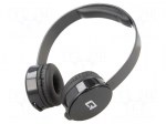 Headphones with microphone | black | Jack 3,5mm | headphones | 32&Omega;