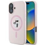 Karl Lagerfeld KLHMP16SSCMKCRHP Hardcase for iPhone 16 6.1" / pink