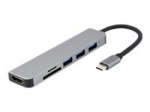 GEMBIRD Multi Port Adapter USB Type C