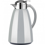 Emsa CAMPO vacuum jug, 1 liter (light grey/stainless steel, QUICK TIP closure)