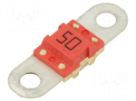 Fuse: fuse | automotive | 50A | 58VDC | medium time-lag | 41.6x12x7.8mm