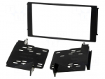 Radio mounting frame | Mazda | 2 DIN | black