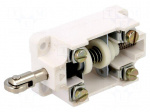 Limit switch | pusher with orthogonal roller | NO + NC | 16A | IP00