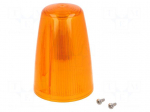 Signallers accessories: cloche | orange | Series: X125 | IP65