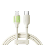 Joyroom Type-C - Lightning neoonvalgustusega kaabel A53, 30W, 2m, Beige (S-A53)