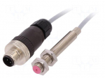 Sensor: inductive | Output conf: PNP / NO | 0&divide;2mm | 10&divide;35VDC | M12