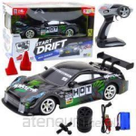 Samoch&oacute;d Wyścigowy Auto Do Driftu RC Czarno Zielone 30km/h 1:16