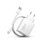 Xiaomi reisilaadija komplekt USB-A kuni Type-C laadimiskaabliga 1m, 100W White EU BHR095VEU