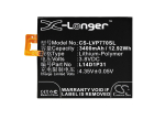 3400 mAh for Lenovo L14D1P31