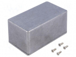 Enclosure: multipurpose | X: 64mm | Y: 115mm | Z: 55mm | 1550 | aluminium
