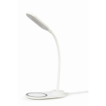 Gembird TA-WPC10-LED-01-W Desk Lamp with Wireless Charger / white