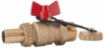 Ball valve with hose union 1/2''HERZ