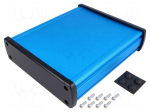Enclosure: multipurpose | X: 146.6mm | Y: 169mm | Z: 41.6mm | aluminium