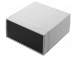 Enclosure: with panel | 1598 | X: 160mm | Y: 160mm | Z: 86mm | ABS | grey