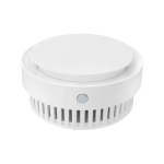 Vieds dūmu detektora sensors ZigBee, ar trauksmes signālu 85dB, 1x CR123A 3V, TUYA / Smart Life