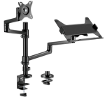 Gembird MA-DA-04 Adjustable Monitor Arm with Notebook Tray