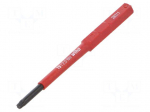 Interchangeable blade | Torx&reg; | insulated | TX09 | 75mm | max.1.3Nm