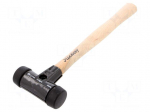 Hammer | 290mm | W: 87mm | 548g | Size: 30mm | round | caoutchouc