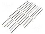Drill set | Application: concrete | Pcs: 25 | Mat: steel | Package: bag