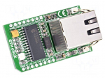 Click board | Ethernet controller | SPI | ENC28J60 | 3.3VDC