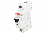Circuit breaker | 230VAC | Inom: 10A | Poles: 1 | DIN | Charact: B | 10kA