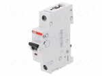 Circuit breaker | 230VAC | Inom: 10A | Poles: 1 | DIN | Charact: C | 6kA