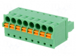 Pluggable terminal block | 3.81mm | ways: 8 | straight | plug | female