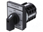 Switch: voltmeter cam switch | Stabl.pos: 7 | 16A | Pos: 7 | -25&divide;60&deg;C