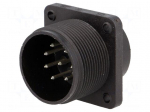 Connector: circular | socket | Series: CM | IP67 | PIN: 8 | male | 10A | 50V