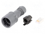 Connector: RJ45 | plug | shielded | push-pull | Buccaneer 6000 | IDC