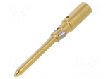 Contact | male | 2.5mm2 | Han D | nickel plated,gold-plated | crimped