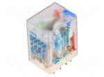Relay: electromagnetic | 4PDT | Ucoil: 12VDC | 5A/240VAC | 5A/24VDC | 5A
