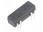 Relay: reed | DPST-NO | Ucoil: 12VDC | 500mA | max.150VDC | 10W | THT