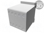 Contactor: 3-pole | NO x3 | Auxiliary contacts: NC | 12VDC | 12A | DIN