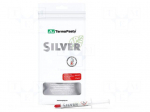 Heat transfer paste | silver | silicone+silver | 3g | AG SILVER