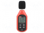 Meter: sound level | LCD,with a backlit | 150x52x27mm