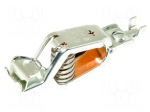 Crocodile clip | 50A | Grip capac: max.27mm | Overall len: 104mm