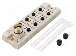 Distribution box | M12 | PIN: 5 | socket | 4A | with LED indicators